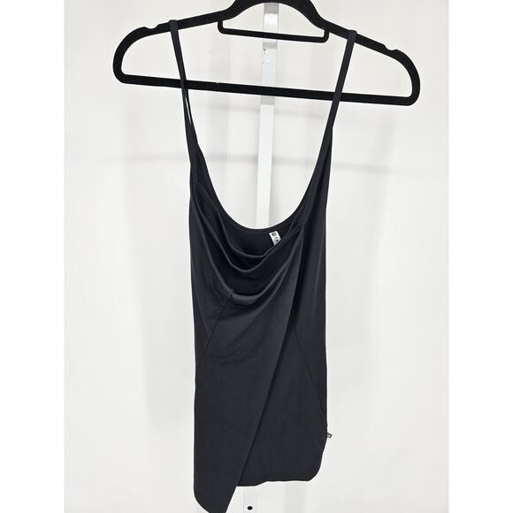 Fabletics Tops - Fabletics Womens Sz XXL Cross Back Loose Fit Athletic Tank Top Solid Black